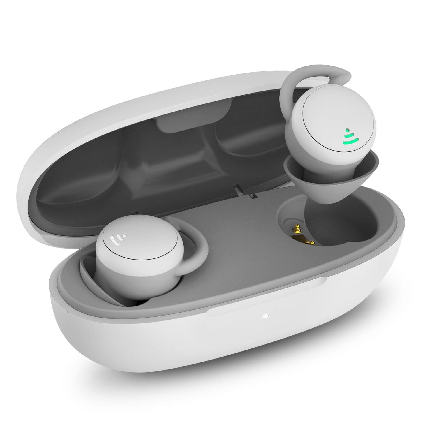 Bluetooth Earbuds Invisible Small Mini Bluetooth Earbud for Music, Home, Work (Grey)