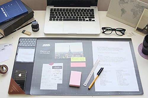 Vintage Designed Desk Mat Ver. 02 - Gray