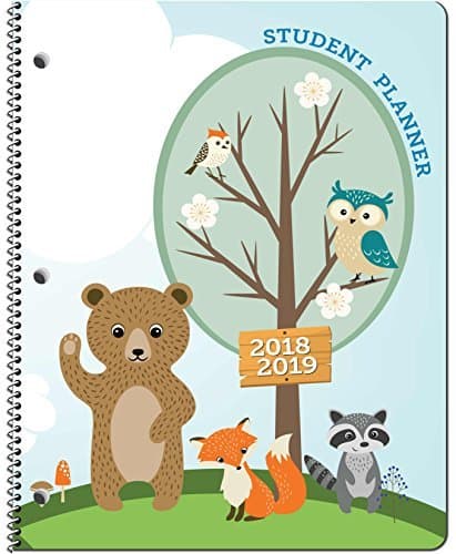Dated Primary School K- 2nd Grade Student Planner with FREE Handwriting Chart for Academic Year 2021-2022- Jostens Planner Brand- (8-1/2" x 11")