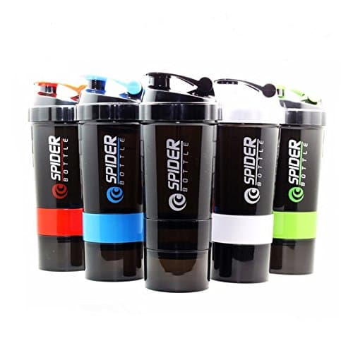 Protein Joyshaker Shaker Bottle Post Workout Compartment Mixer Joyshaker Shaker Bottle for Protein Mixes water bottle shaker ball Leak Proof Guarantee BPA Phthalate Free Plastic Wide Mouth Gym17oz