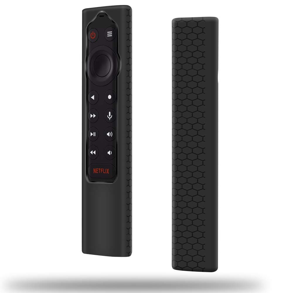 NVIDIA Shield Android TV Pro/4K HDR Remote Controller Case, Protective Cover, Anti Slip Shockproof Silicone Sleeve - Black