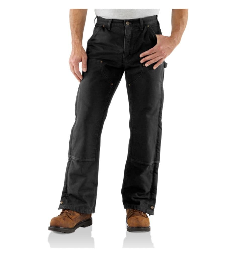 Carhartt Men's Double Front Work Dungaree Washed Duck B136