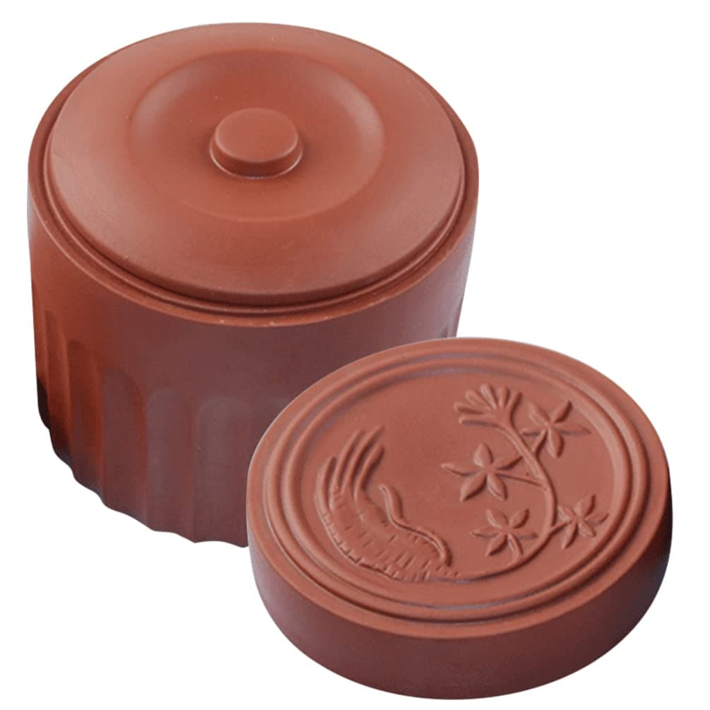 Alipis 1 Set Small Ceramic Stew Pot with Lid Tray Soup Bowl Steamer Cup for Home Kitchen Egg Cream Bird Tonic Nest