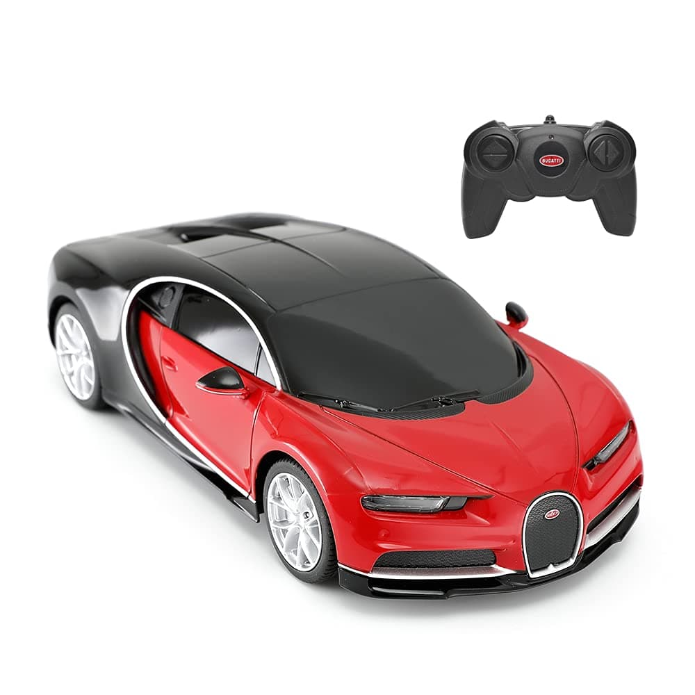 Bugatti Toy Car, 1/24 Scale Bugatti Chiron RC Model Car, Indoor and Outdoor Toys, Gifts for Kids Boys