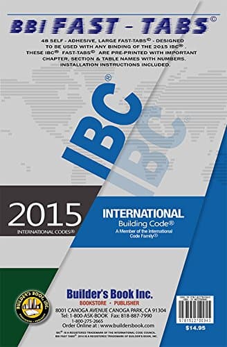 2015 International Building Code Fast-Tabs Pamphlet – August 18, 2014