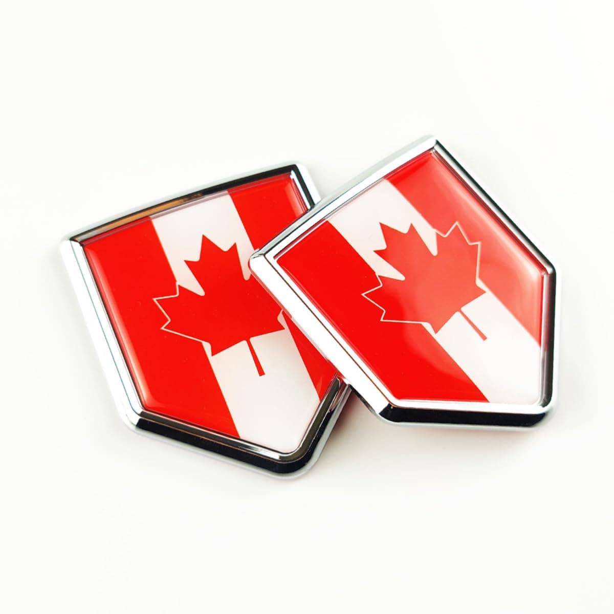 Newperlite Canada Flag Emblem Canadian Decal Sticker Flags, 2 Pack