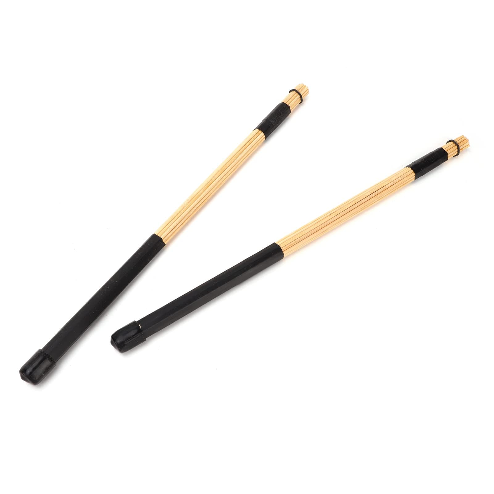 Bamboo Drum Sticks Rods, 1 Pair Durable Jazz Drum Sticks Bamboo Soft Sound Simple To Use for Percussion Instrument for Drummer