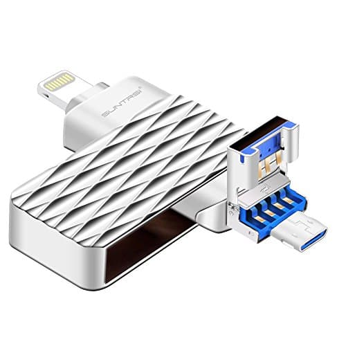 USB Flash Drive, 64GB Pen-Drive Memory Storage, Suntrsi Jump Drive Memory Stick External Storage Memory Expansion Compatible with iPhone Android iPad,iPod,Mac,Android and PC (64G)