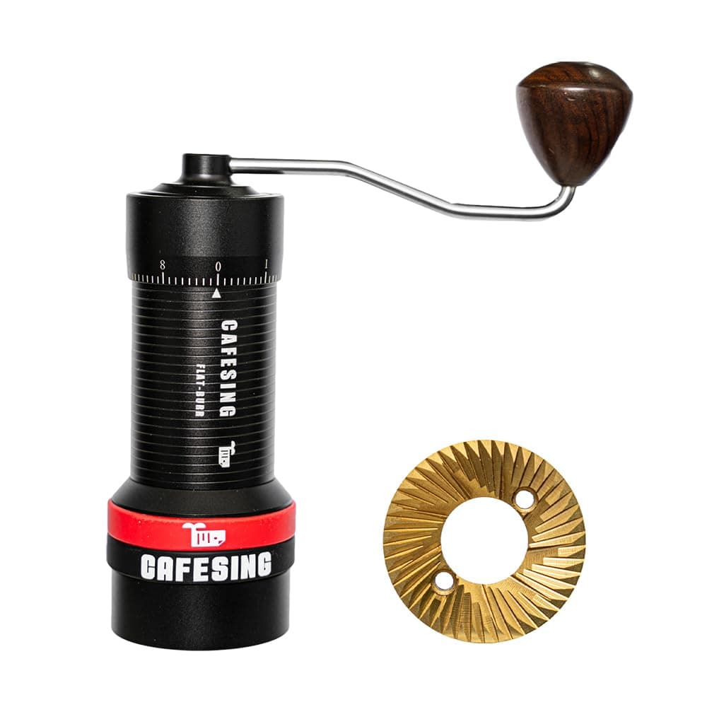 CafeSing ORCA go Flat Burr Manual Coffee Grinder