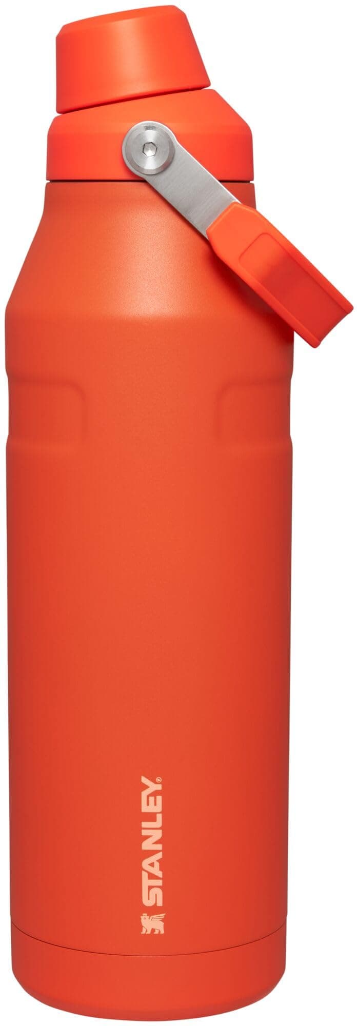 IceFlow Fast Flow Water Bottle 50 oz | Angled Spout Lid | Lightweight and Leakproof for Travel and Sports | Insulated Stainless Steel | BPA-Free | Tigerlily