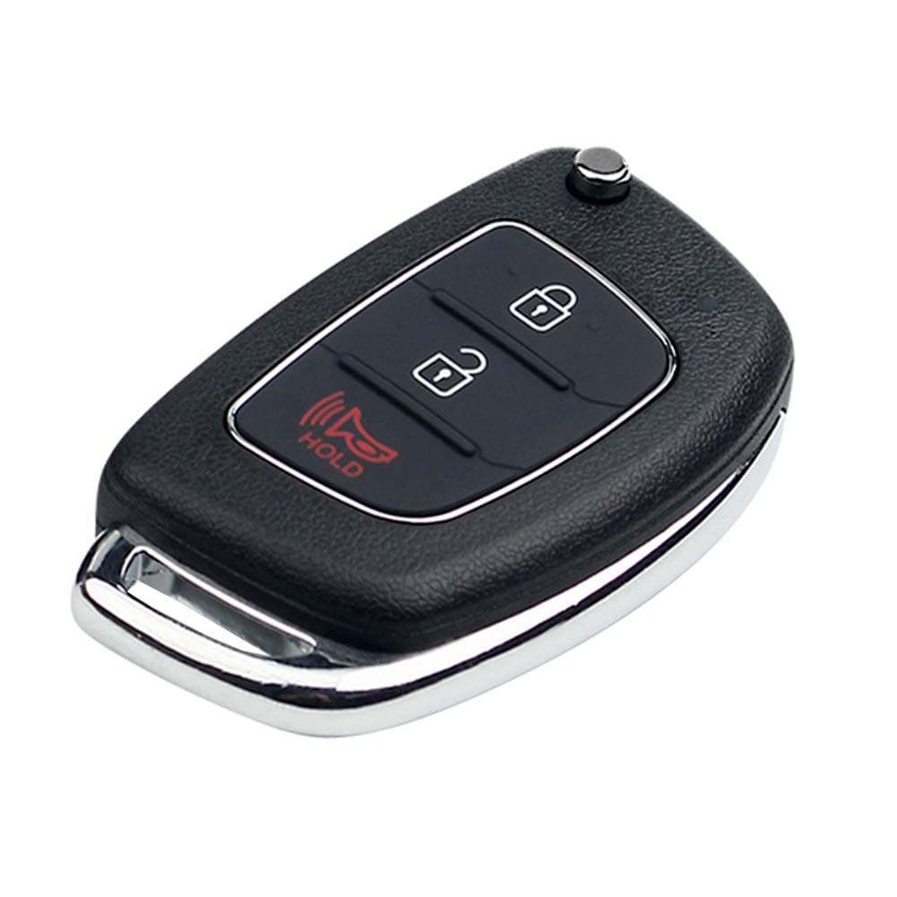 Uncut Key Blade 3 Buttons Flip Remote Blank Car Key Case Fit Hyundai Solaris i10 i20 i30 i35 i40 IX45 Series Key Shell