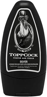 Classic ToppCock Silver Ball Deodorant Gel for Men – Leave-On Odor Control for Groin & Intimate Areas – Anti-Chafing Comfort & Long-Lasting Freshness – 3.02oz