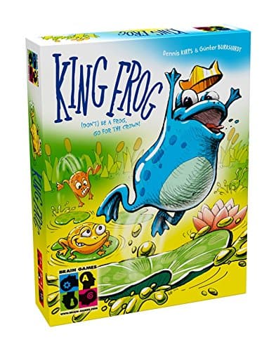 Brain Games King Frog Kids Board Game - A Fast & Fun Family Board Game for Children Age 7+