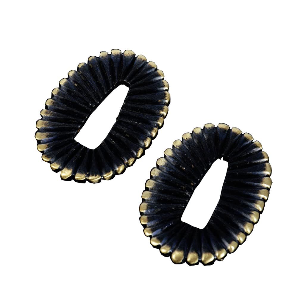 Brass Sword Seppa Spacer for Japanese Samurai Swords Replacement 2 Pcs