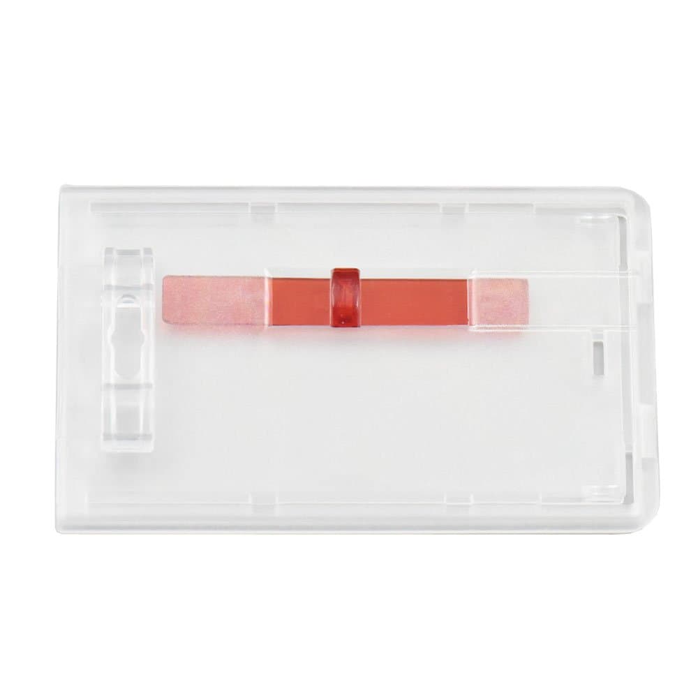 5 pcs ID Card Holder Badge Vertical Ejector Slider Out Tab Reel Retractable