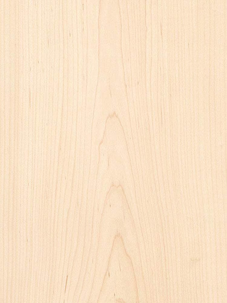 White Maple Wood Veneer Plain Sliced 10 Mil 4' X 8'