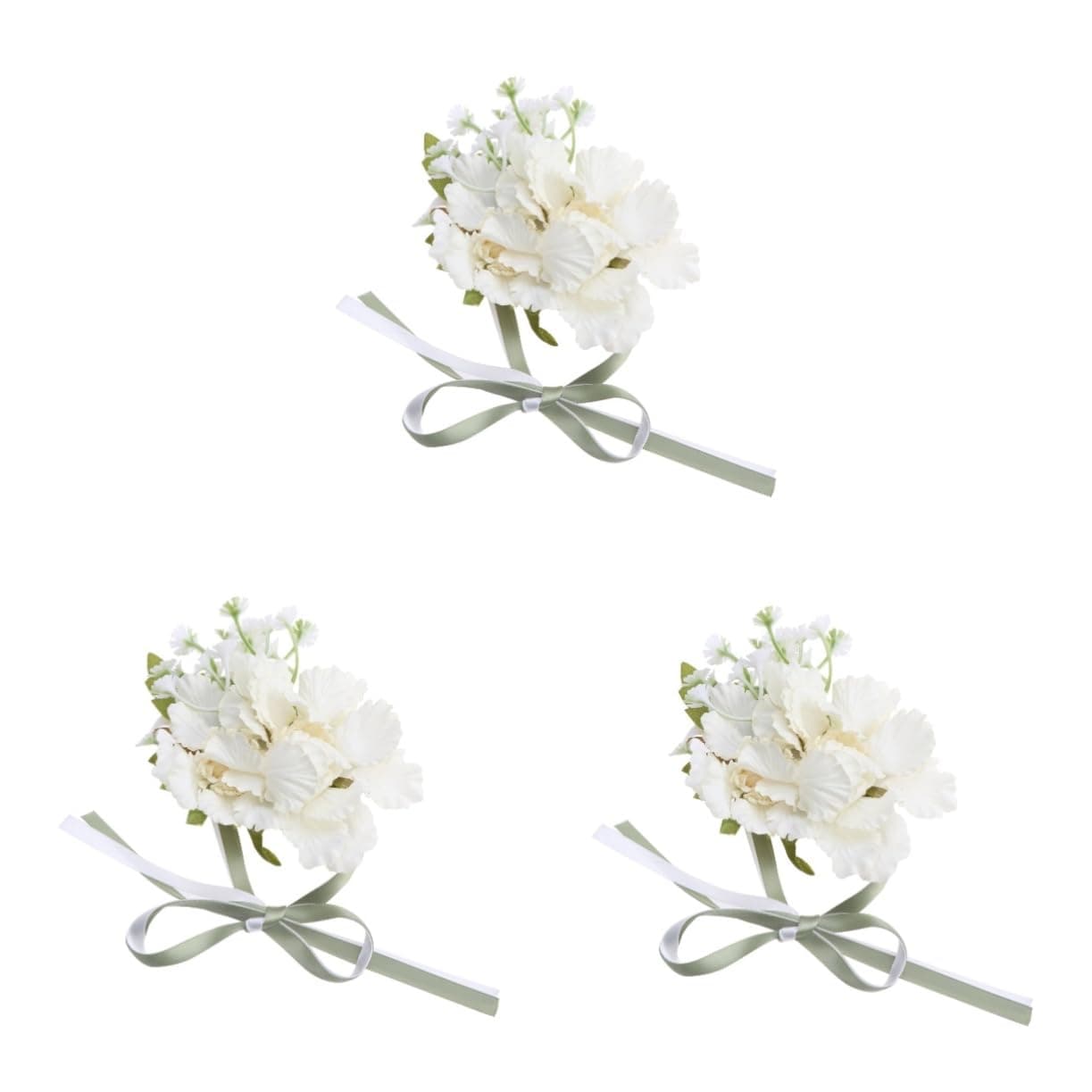 Cabilock 2pcs Bridegroom Wedding Flowers Peony
