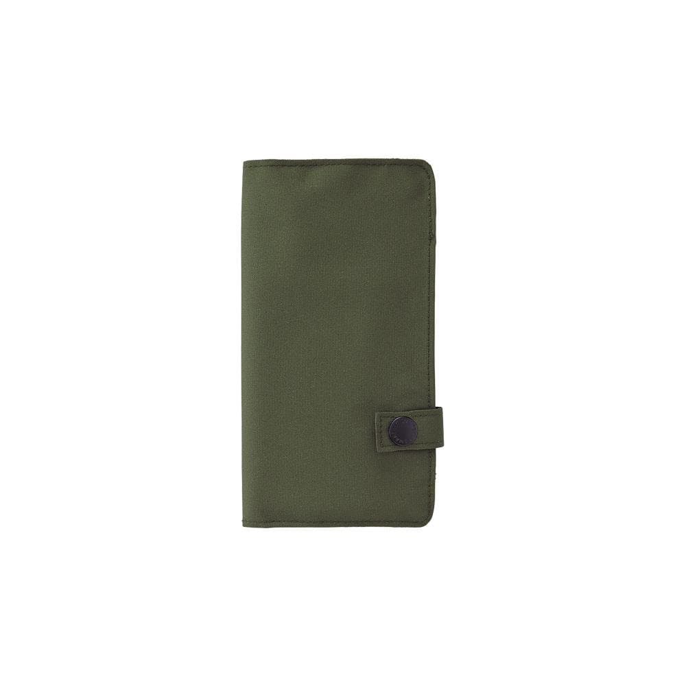 LIHITLAB Slim Pen Case, 7.5 x 4.3, Olive (A7585-22)