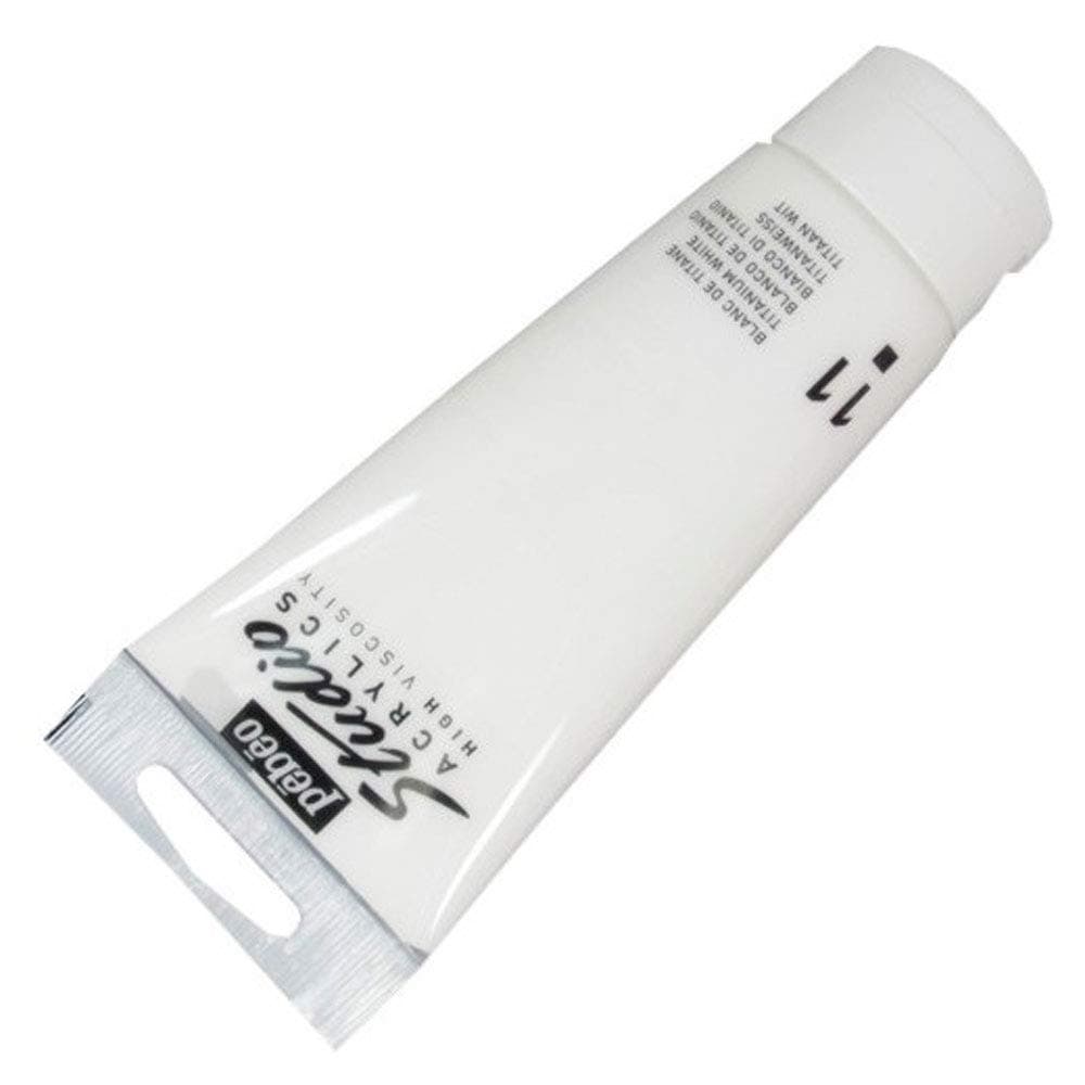 Studio Acrylics 100ml Acrylic Paint, Titanium White
