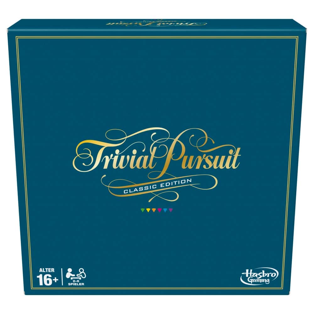 Hasbro Gaming Trivial Pursuit Question Game - German Version, Board Game, 2-5 Players, Ages 16+