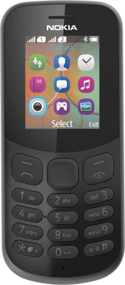 130 1.8-Inch SIM Free Feature Phone - Black