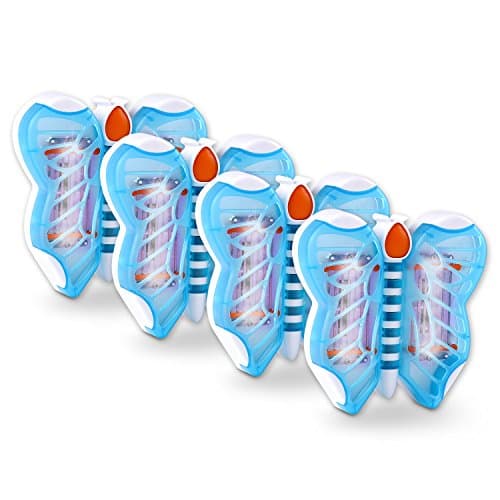 Swtroom Mosquito Killer Lamp,Plug In Mosquito Zapper,Electronic bug Killer,Mosquito Trap,Butterfly Shape With Violet Light,Effective Without Noise (4 Packs)