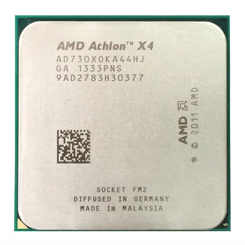 AMD Athlon X4 730 2.8 GHz Quad-Core CPU Processor AD730XOKA44HJ Socket FM2 NO FAN