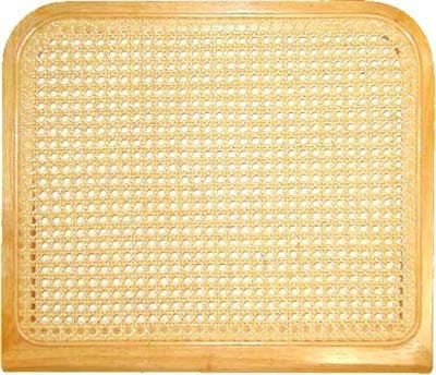 Fine Pre-Woven Cane or Cane Webbing with Rubberwood Frame | Replacement Seats for Breuer Chair, Furniture Webbing, Wood Cane Supplies | W-8398