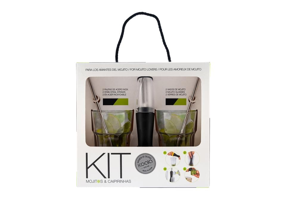 Koala Kit Mojito & Caipirinha - 1 Muddler And 2 Gl - 3 Pieces