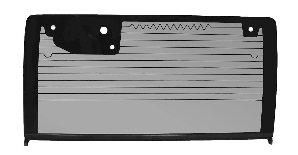 30 9907 07-10 G 2007-2010 REPLACEMENT for Jeep Wrangler Rear 07-10 JK Back Rear Window Glass Lift Gate Heated Privacy Tinted 42"x 20", Made in the USA! WILL NOT FIT AFTERMARKET TOPS!