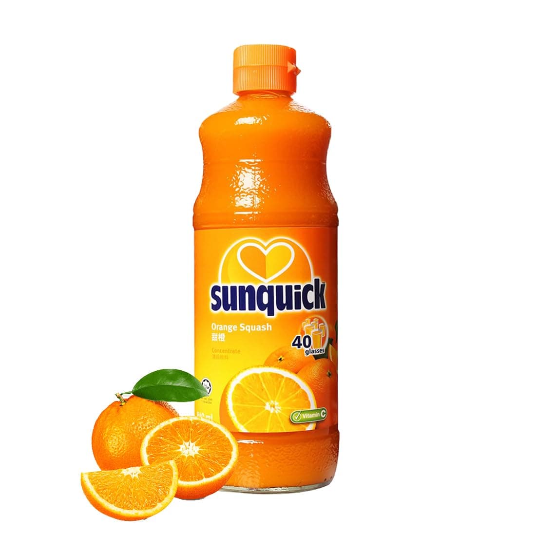 Sunquick Real Fruit Concentrate Juicer - Fruity Refreshment (Orange, 1 Bottle)