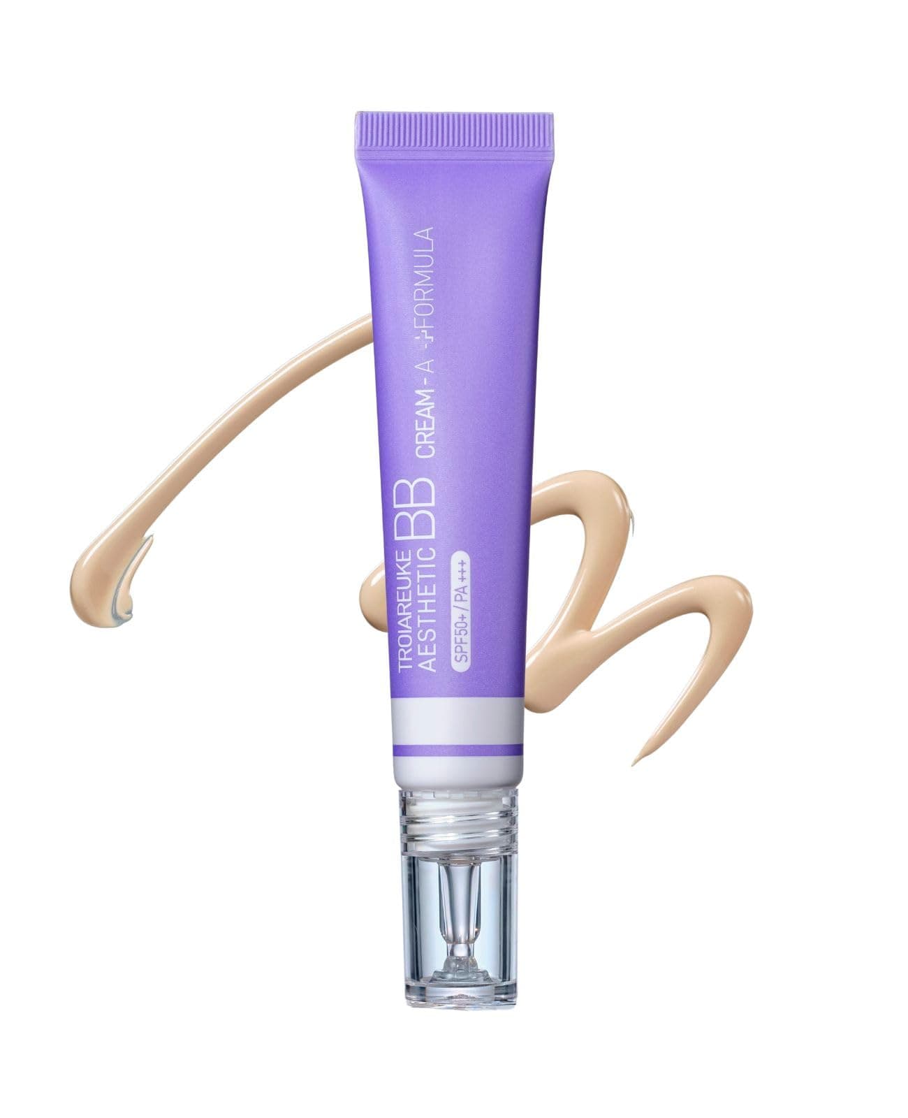 [Official] TROIAREUKE Esthetic BB Cream A Formula/Silky Formula for Natural Shine Baby Cream Sunscreen Tone Up Makeup Base (0.5 fl oz (15 ml) SPF50+/PA+++