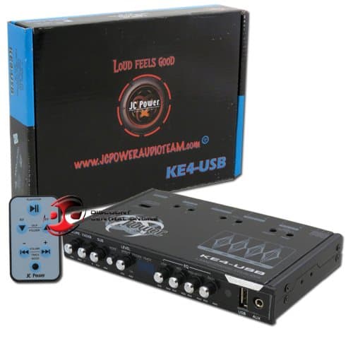 4-band Equalizer & 4 Band EQ Power Bass Maximizer with Remote