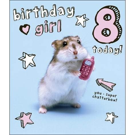 8 Today Ham-Star Birthday Card