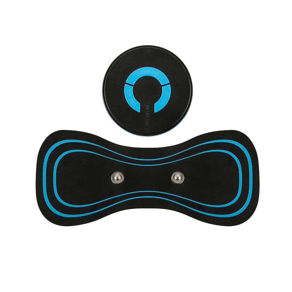 gitsvn Portable 6 Modes Electric Cervical Spine,Mini Massage Patch Vibration Muscle Relaxation Shoulder Neck Massager,Massage Relieve Fatigue Rechargeable