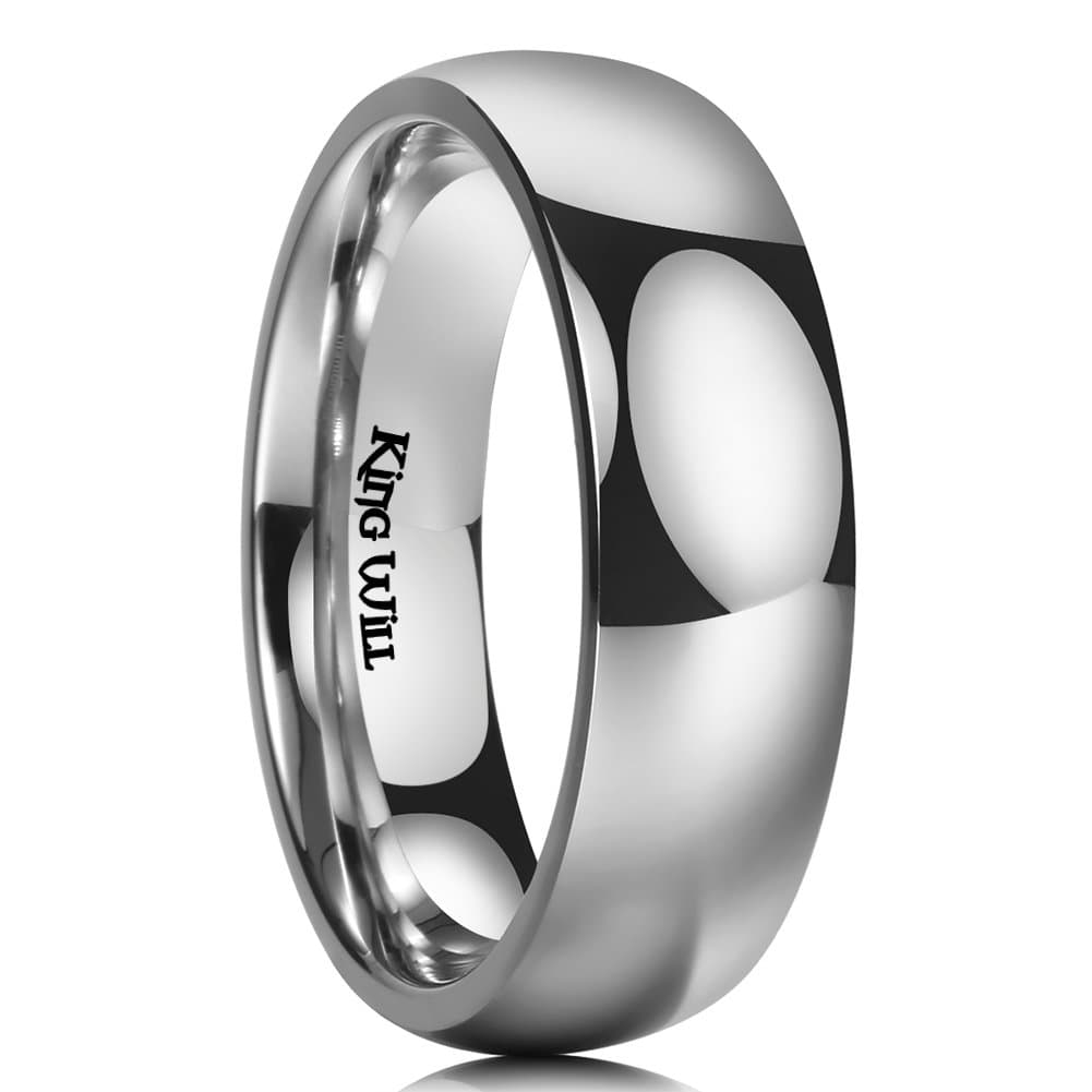 King Will 3mm 5mm 7mm 9mm Titanium Ring Wedding Engagement Band for Men Women