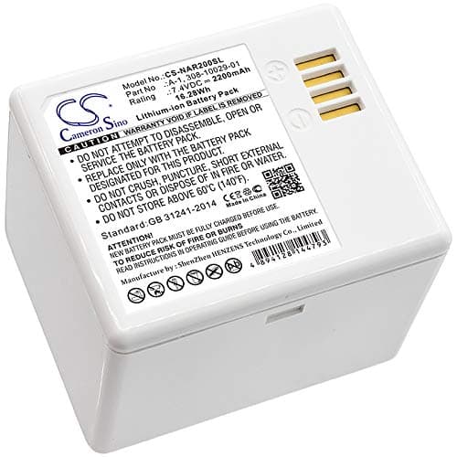 Estry 2200mAh Battery Replacement for Arlo Pro Arlo Pro 2 VM4030 VM4030P VMA4400 VMA4400-100NAS VMC4030 VMS3230 308-10029-01 308-10047-01 A-1 A-1B
