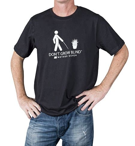 Method Seven Mens Don't Grow Blind Official Logowear Tee (Extra Large)