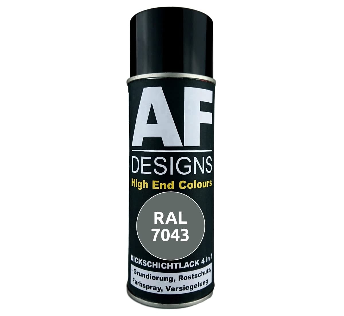 Alex Flittner Designs Rust Protection Paint 4-in-1 RAL 7043 Traffic Grey B Metal Protective Paint Spray Rust Protection Paint Spray Can