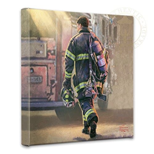 Thomas Kinkade Selfless Service 14" x 14" Gallery Wrapped Canvas