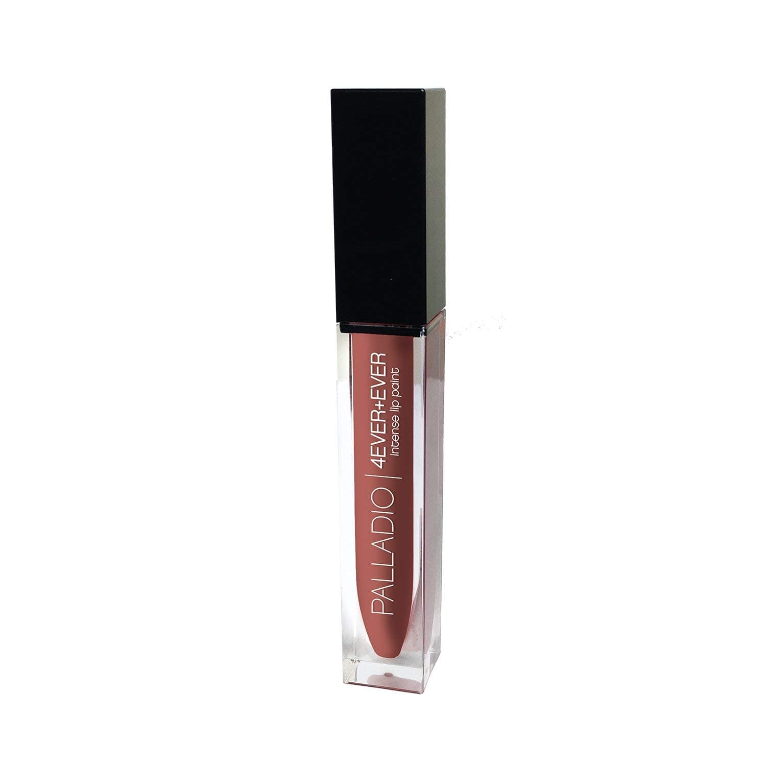 4 Ever + Ever Intense Lip Paint, Liquid Lipstick, High Pigmented Lip Gloss, High Shine Vinyl Finish, Rich Color Coverage, Moisturizes Lips, Doe Foot Wand Applicator, Devotion