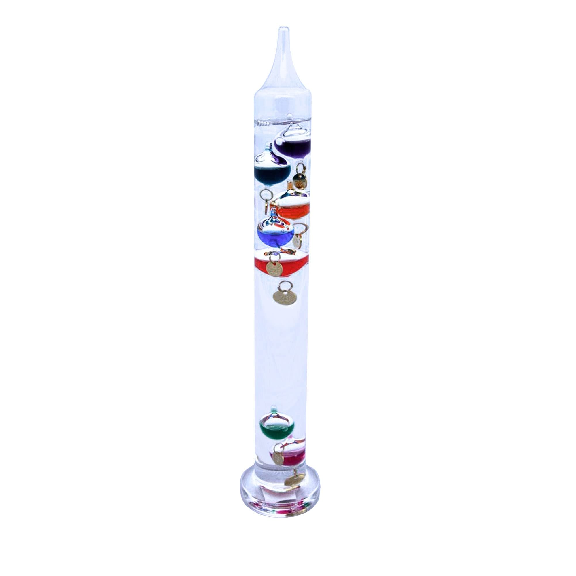 30cm tall Free standing galileo thermometer