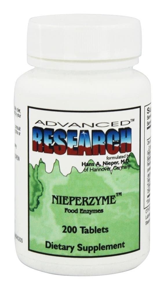 Advanced Research - Nieperzyme Food Enzymes - 200 Tablets