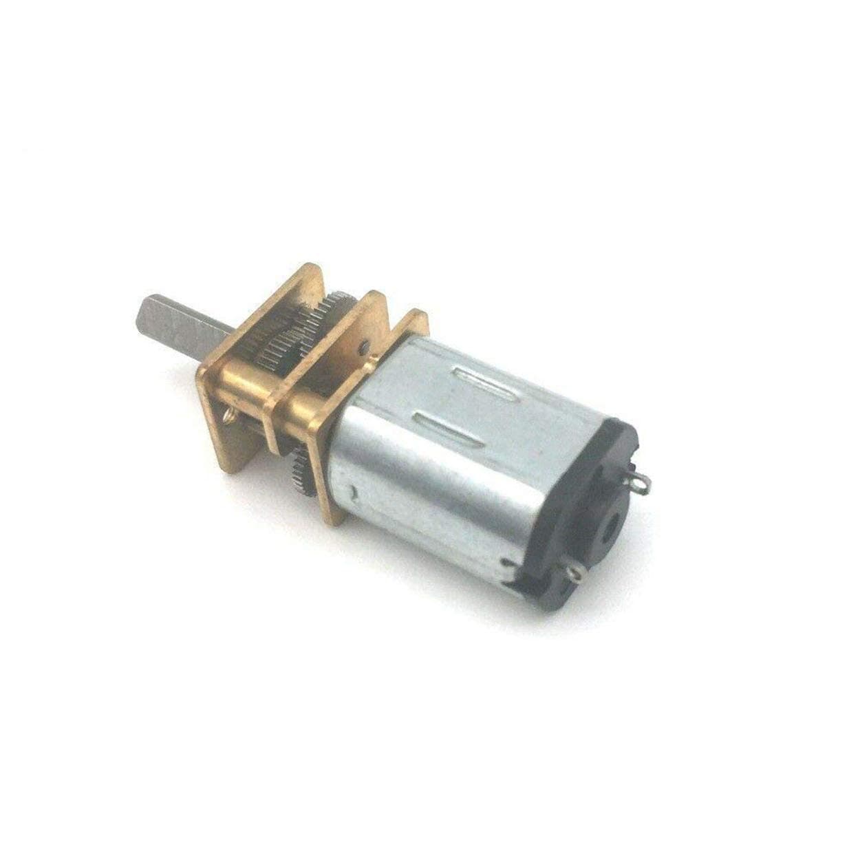 Electric motor 12 V DC 3 V 6 V motor miniature DC gear motor low speed motor 15-1000 rpm gearbox metal gear motor with gear DC motors 15/30/50/60/100/200/300/1000 RPM (DC6 V 200 RPM)