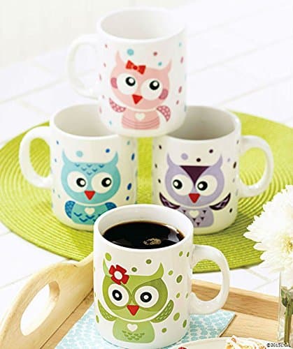 Hoot Owl Mug Set (Set of 4)