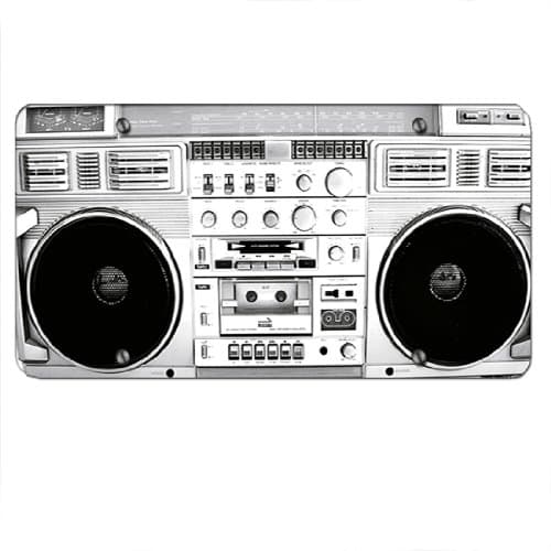 Ghettoblaster Boombox - Car Tag License Plate