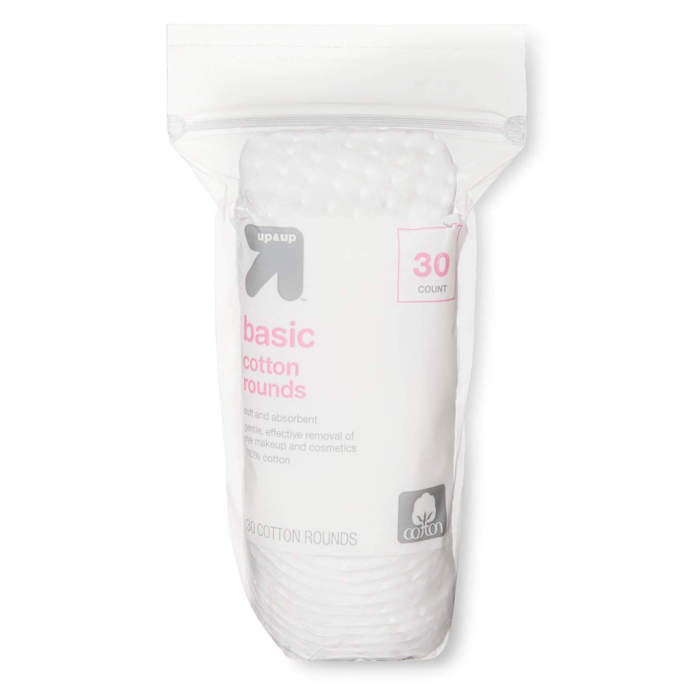 up & upâ„¢ Cotton Rounds - 30 Count