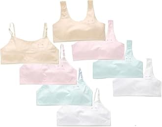 Training Bras for Girls Seamless Cami Bralettes Sports Striped Vest