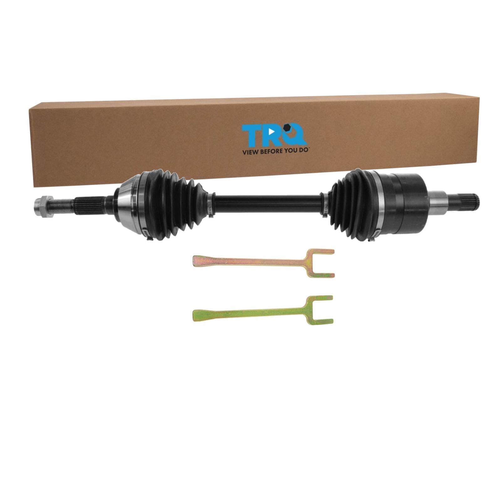 TRQ Front CV Axle Shaft Assembly with Removal Popper Tool for GM SUV Truck New