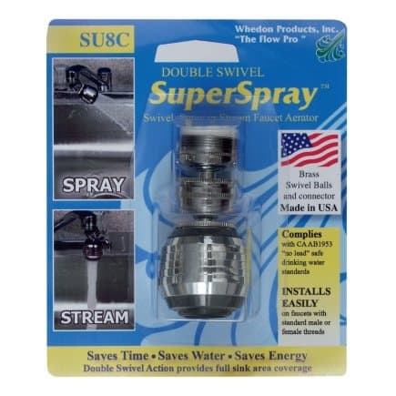 Faucet Aerator- Spray Swivel